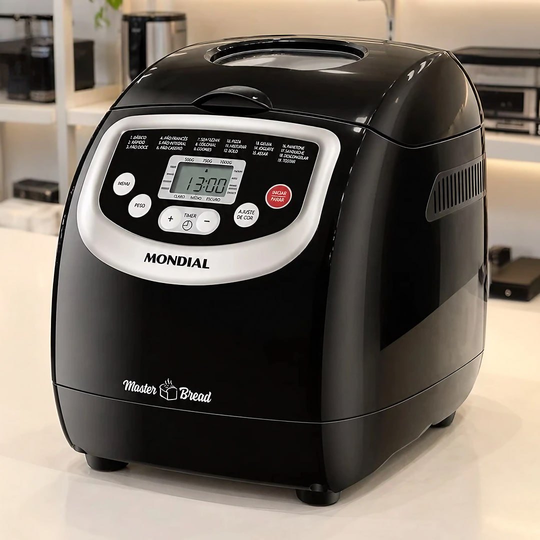 Panificadora Automática Master Bread, Mondial, Preto, 700W, 220V - NPF-53