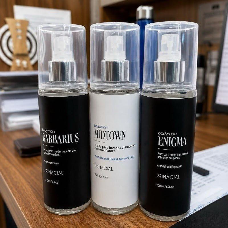 Kit Body Splash Barbarius + Enigma + Midtown 200ml