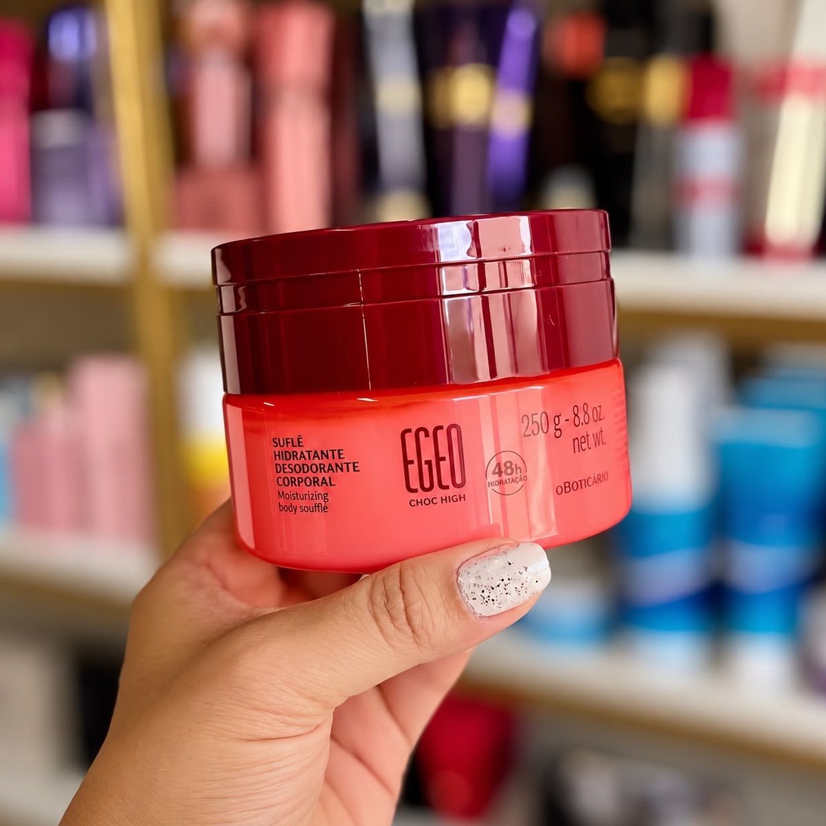 Suflê Hidratante Corporal Egeo High 250g O Boticário