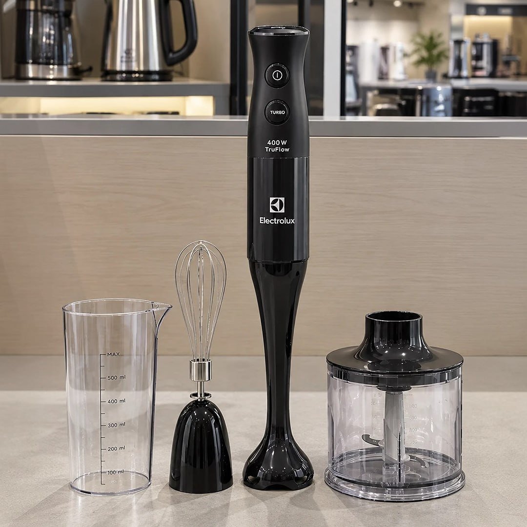 Electrolux Mixer Misturador 600ml 3 em 1 EIB10 preto 220V