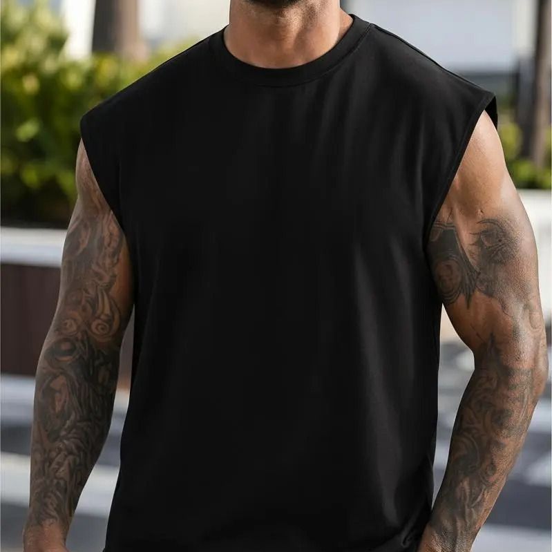 Regata Oversized Masculino Tamanho Grande Básica Lisa (P ao GG)