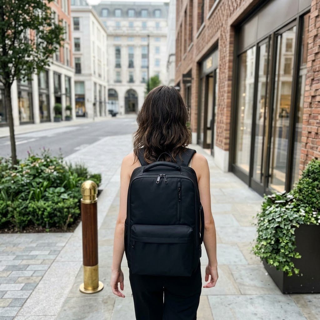 Mochila para Notebook Feminina Expansível de 25L a 40L, com USB e Impermeável