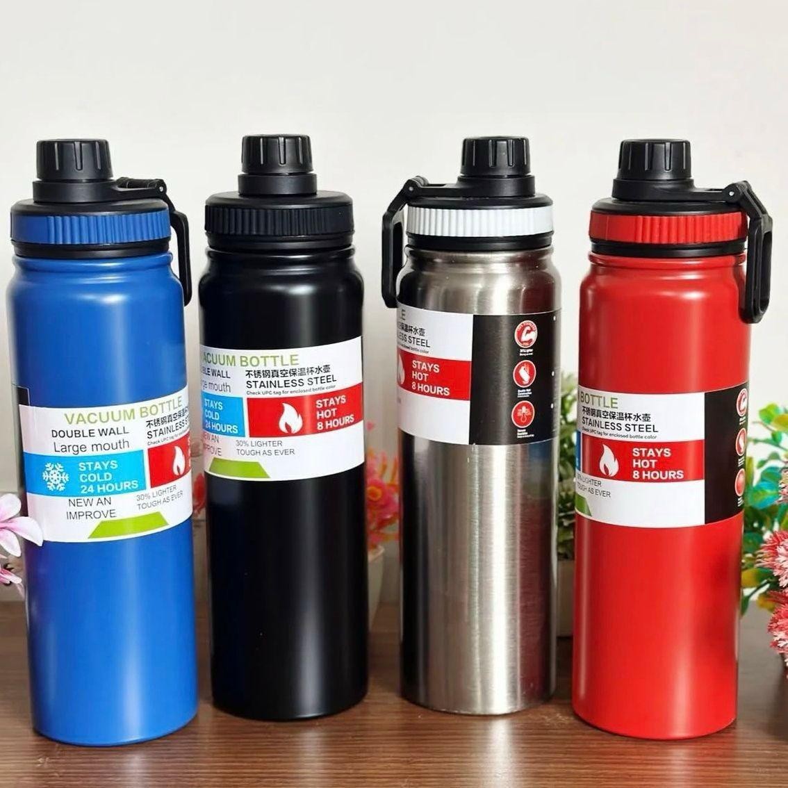 Garrafa Térmica Água Squeeze Inox Academiaquente E Frio 800ml