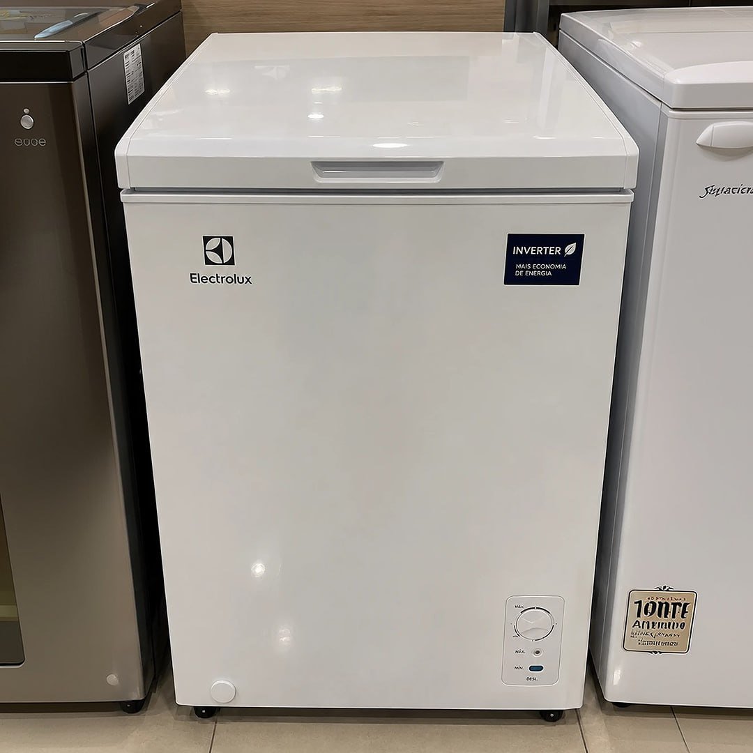 Freezer Horizontal Electrolux 95L 1 Porta Inverter HB100