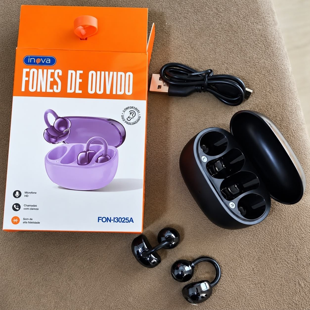Fone de Ouvido Basike Clip-ear