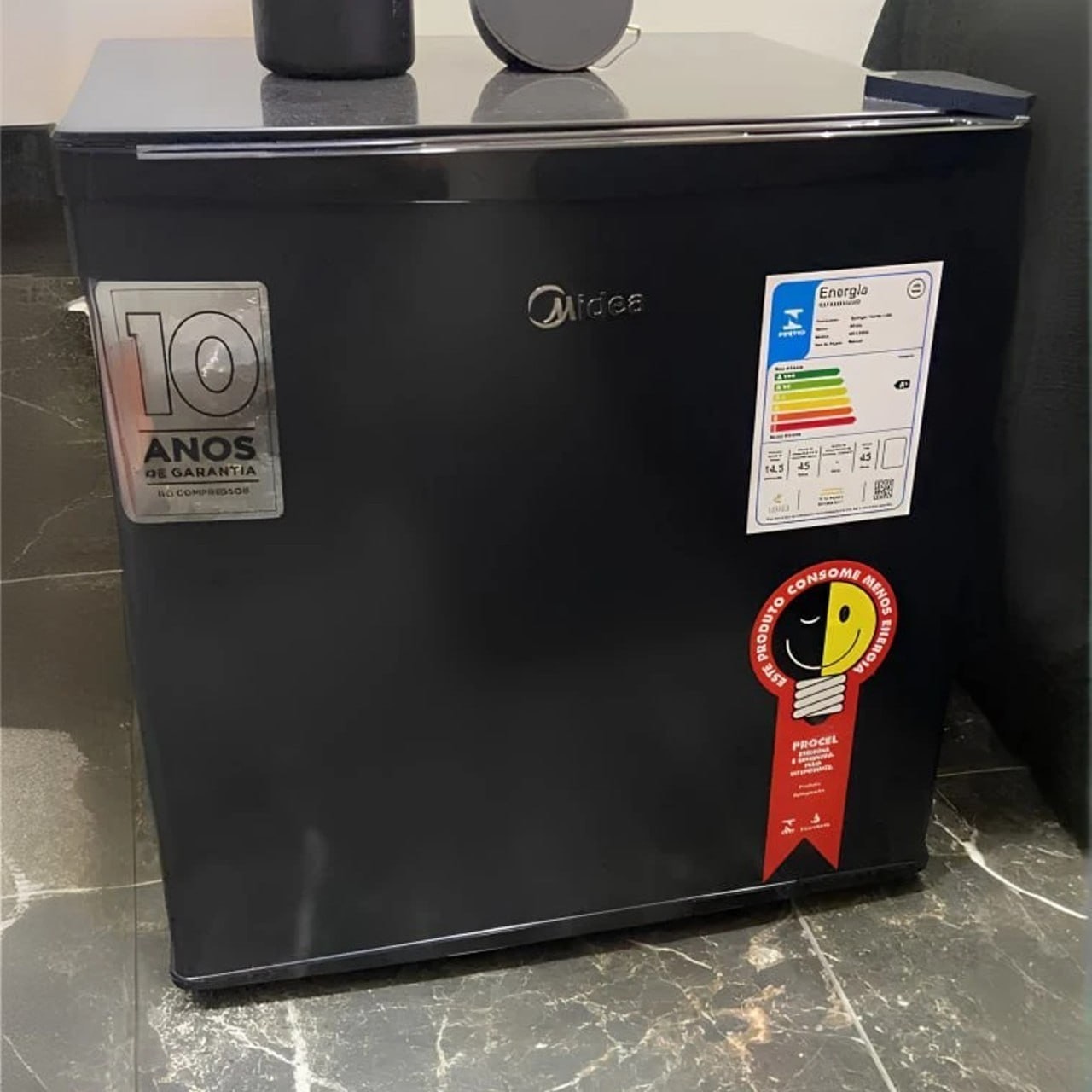 Frigobar 45 Litros Preto Inverter Bivolt