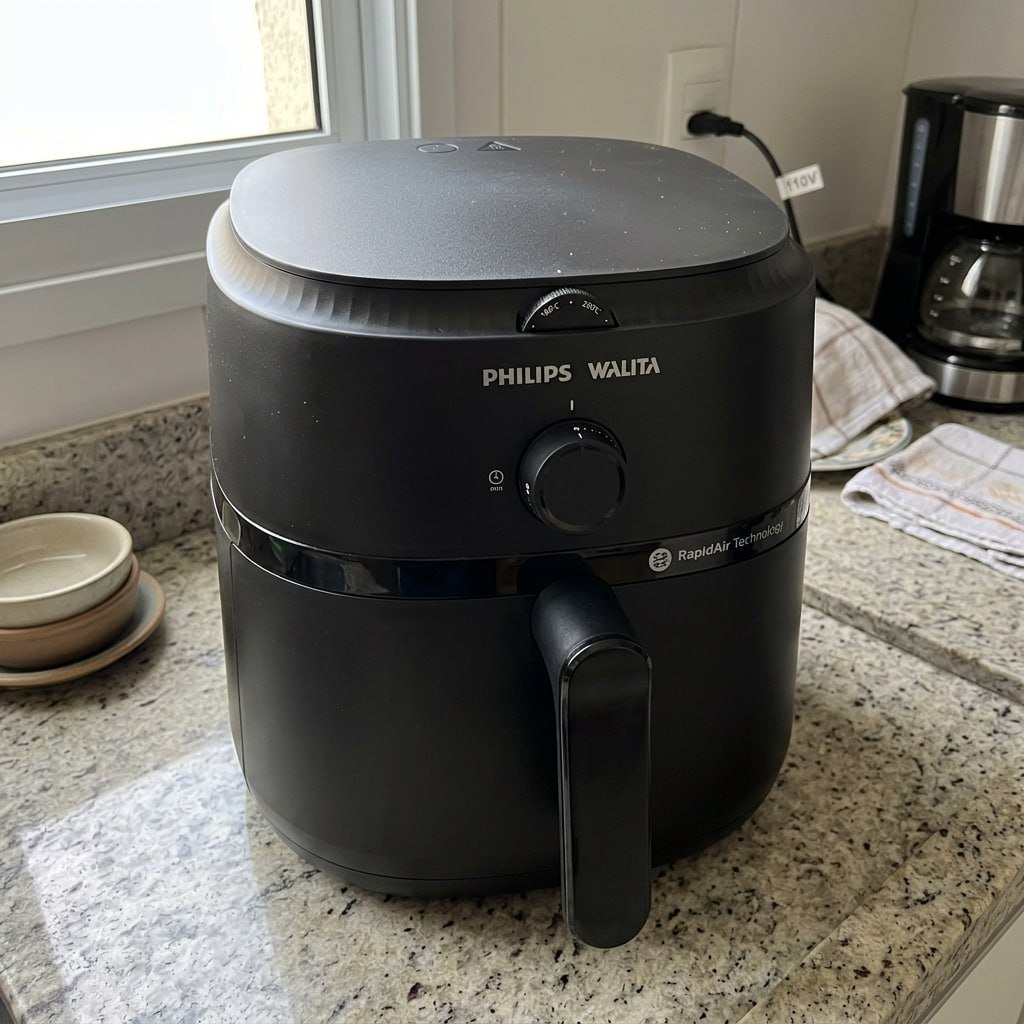 Philips Walita Fritadeira Airfryer Série 1000 XL 6,2L, Preta, 110V