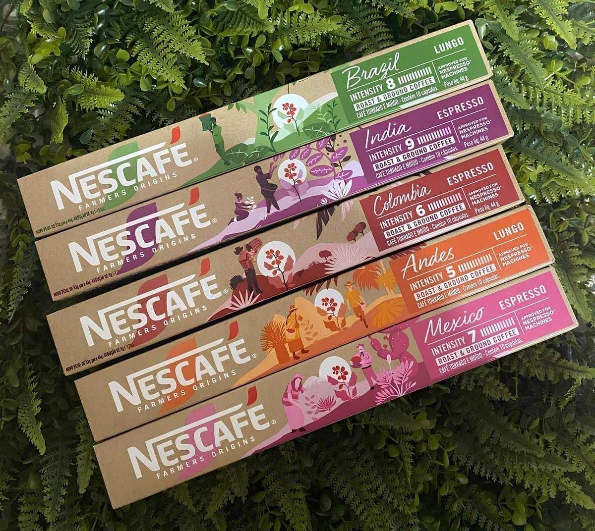 Café em Cápsula Compatível com Nespresso Nescafé Farmers Origins México 10 Cápsulas