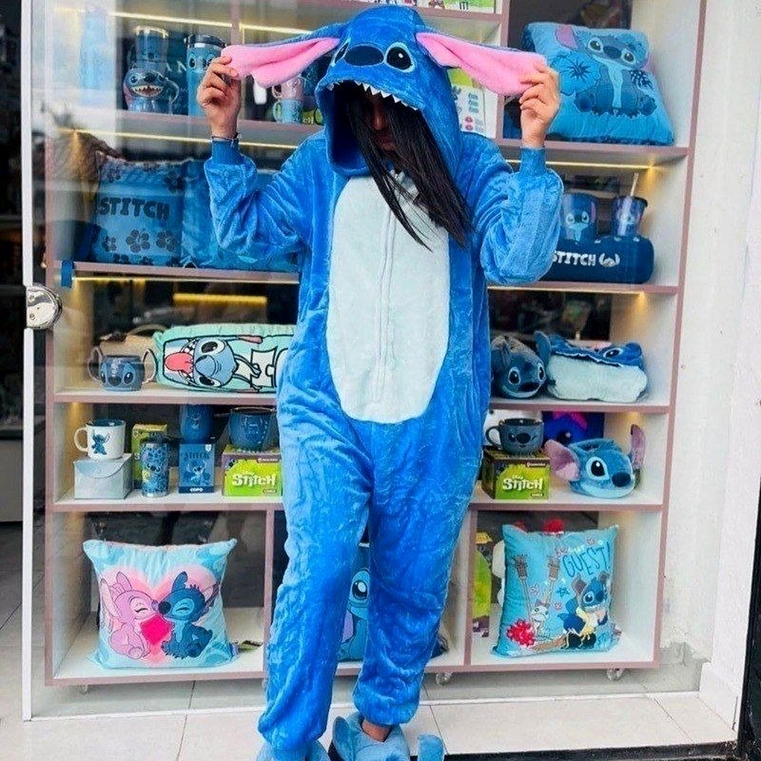 🥰 Pijama Macacão Kigurumi Stitch