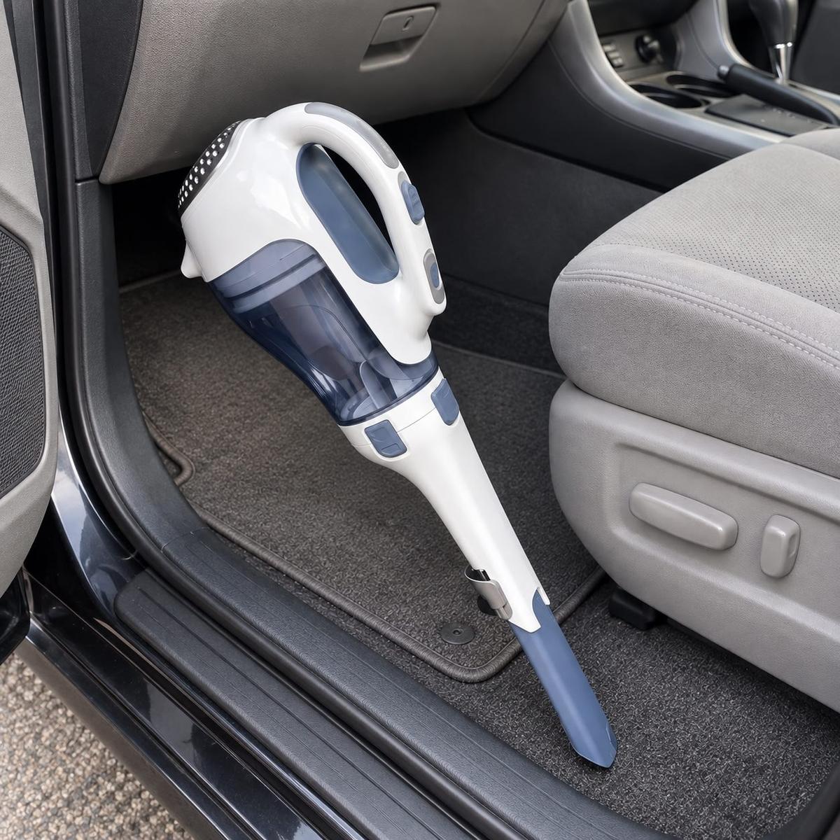 Aspirador de Pó Portátil Black+Decker APB12000 Reservatório de 500ml Cinza