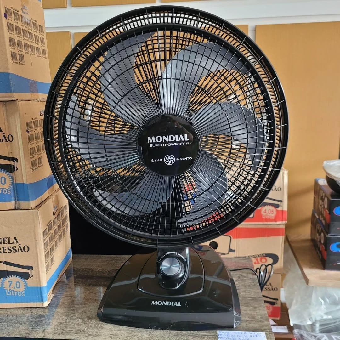 MONDIAL Ventilador de Mesa 30cm Super Power, Preto, 60W, 220V - VSP-30-B