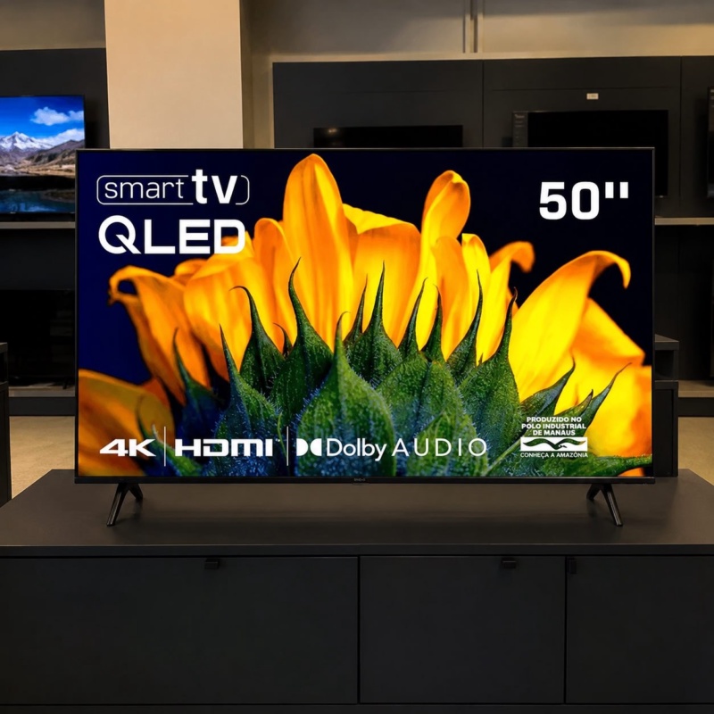 Televisão Smart Tv Hq 50 Qled, 4k Uhd QLED50SM