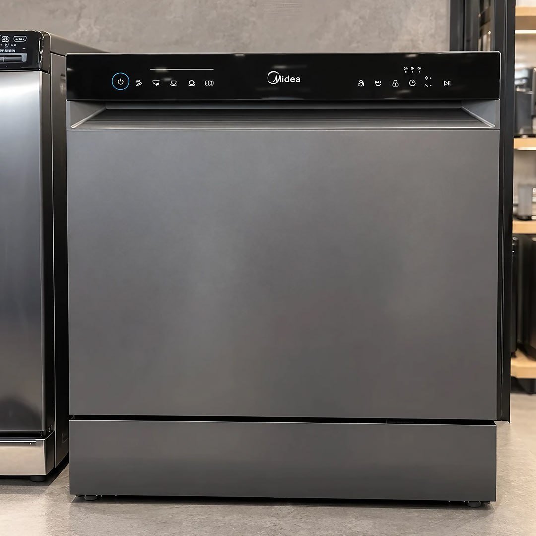 Lava Louças 8 Serviços Cinza Touch Plus Midea Cinza