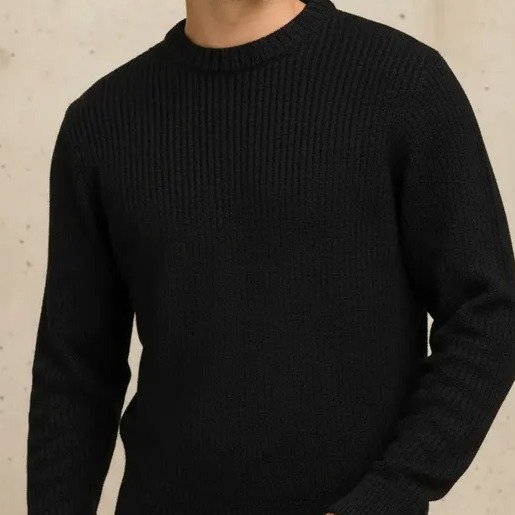 Suéter Blusa De Tricot Masculino Liso Blusa Lã Masculina