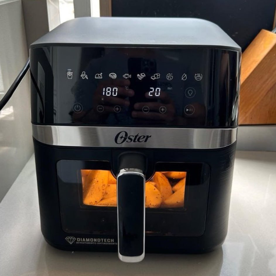 Fritadeira DiamondTech Oster 6L com Visor Transparente - 220V