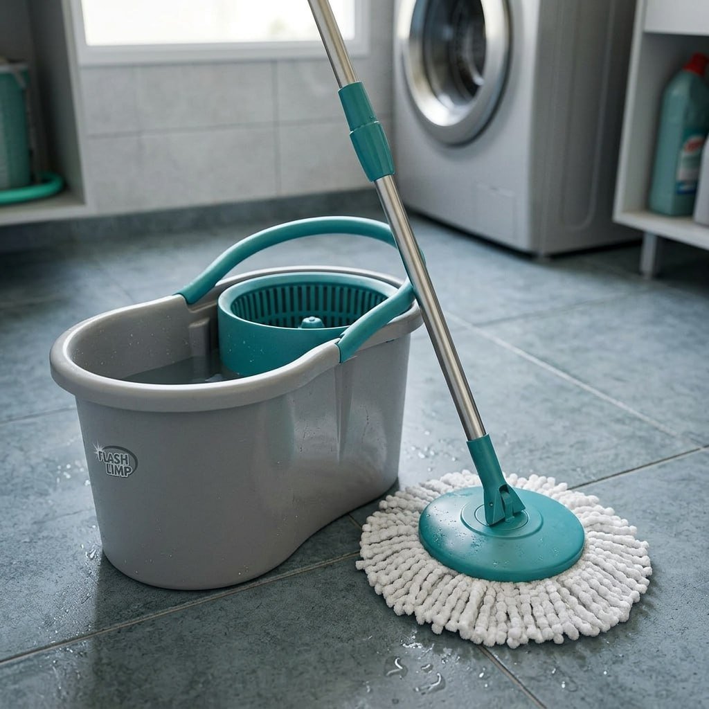 Flash Limp - Mop Giratório Fit, Balde 8 litros - MOP5010