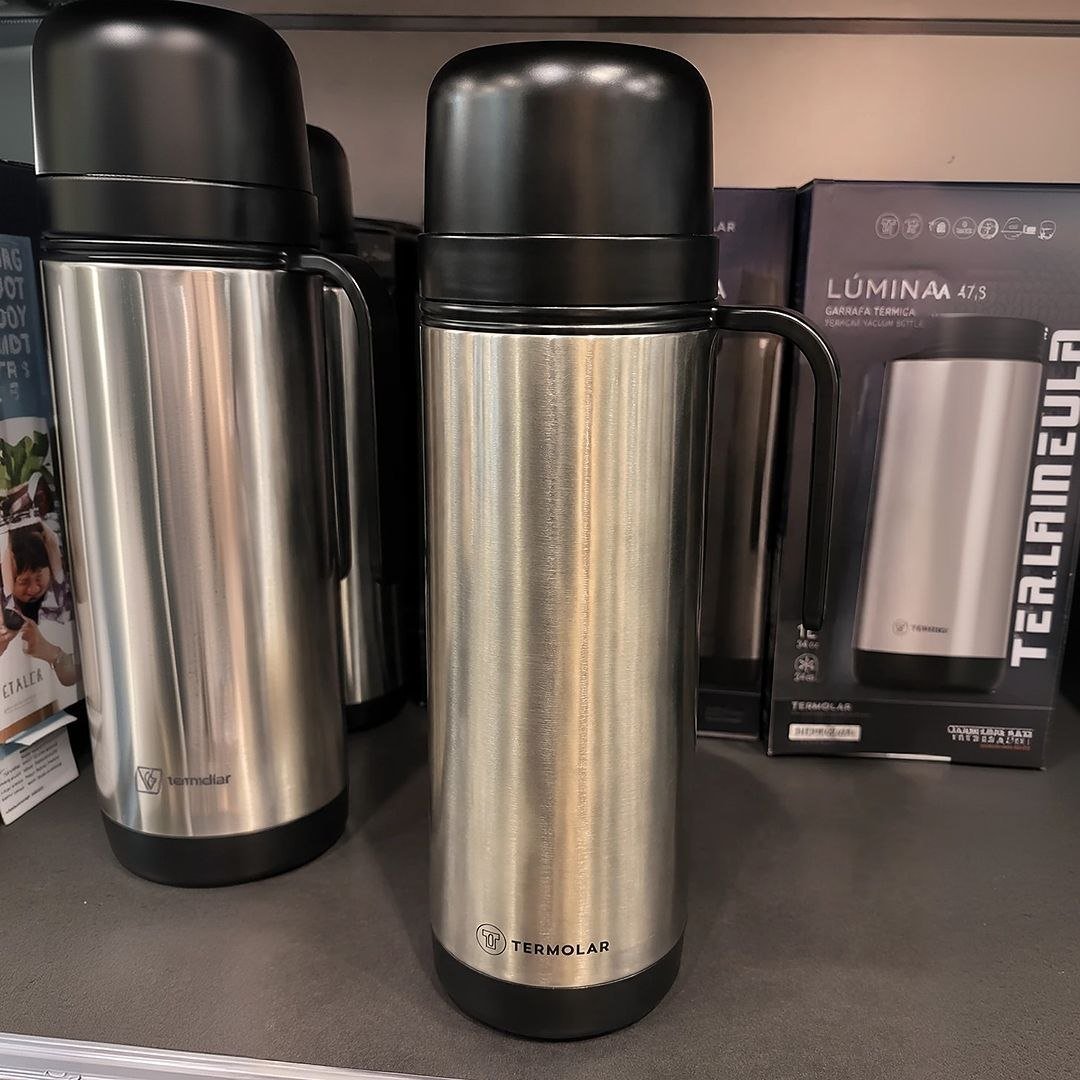 Garrafa Térmica Lúmina Preta 1l