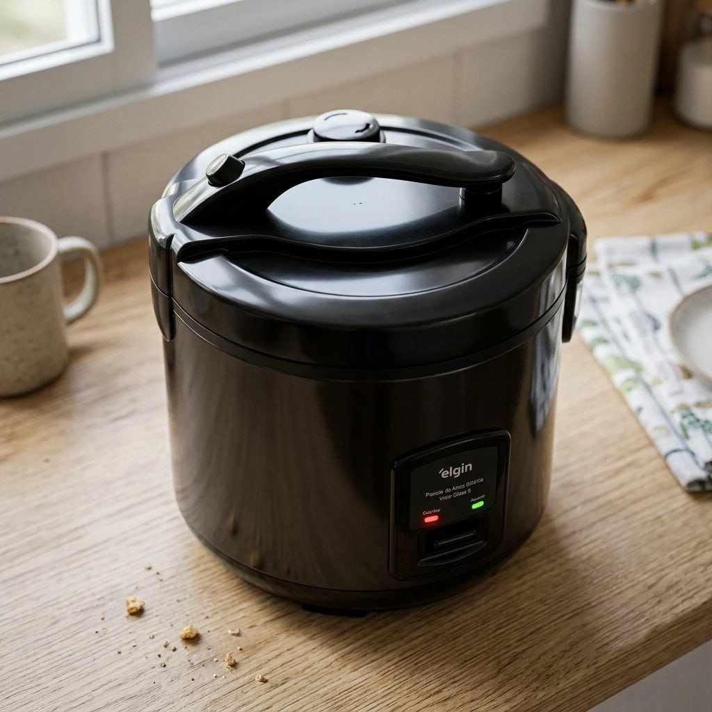 Elgin Visio Glass Panela De Arroz Elétrica 5 Xícaras 400w 127V
