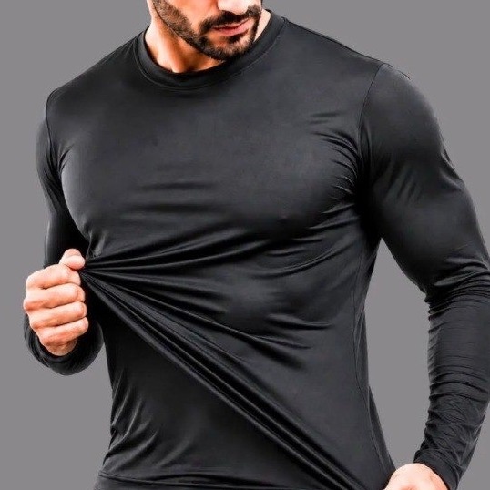 Camisa Térmica Manga Longa com Proteção Solar Uv50 (P ao GG)