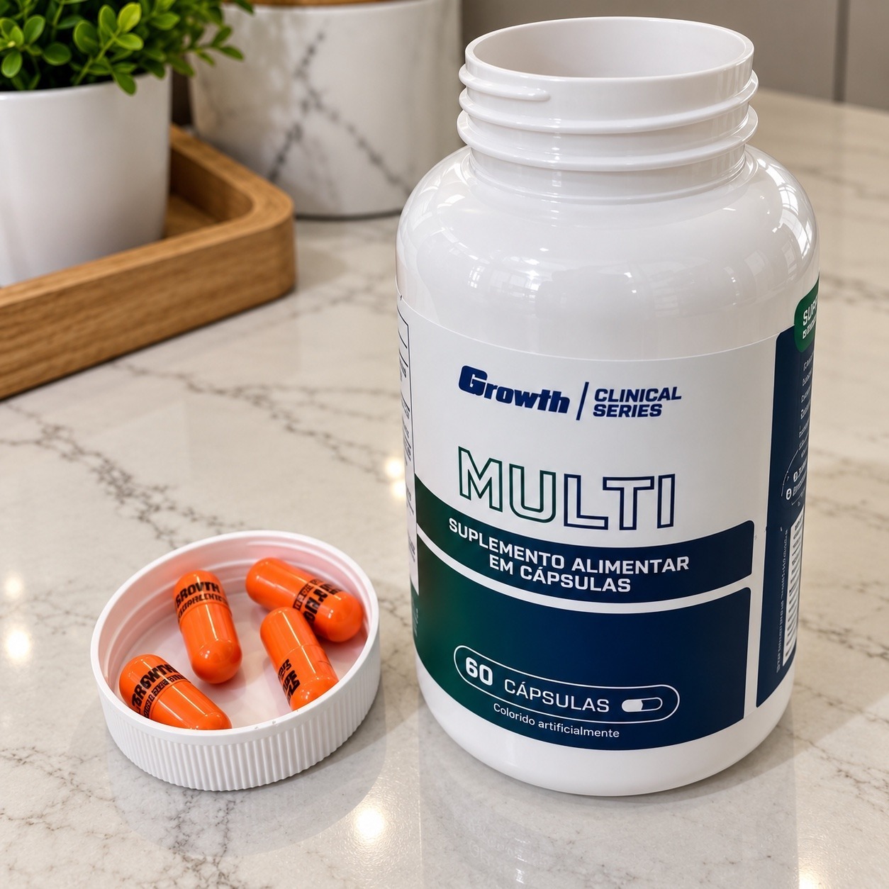 Multivitamínico 60 Cáps. Growth Supplements