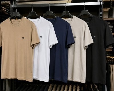 Camiseta Básica Masculina Slim Koenig 100% Algodão Atacado (P ao GG)
