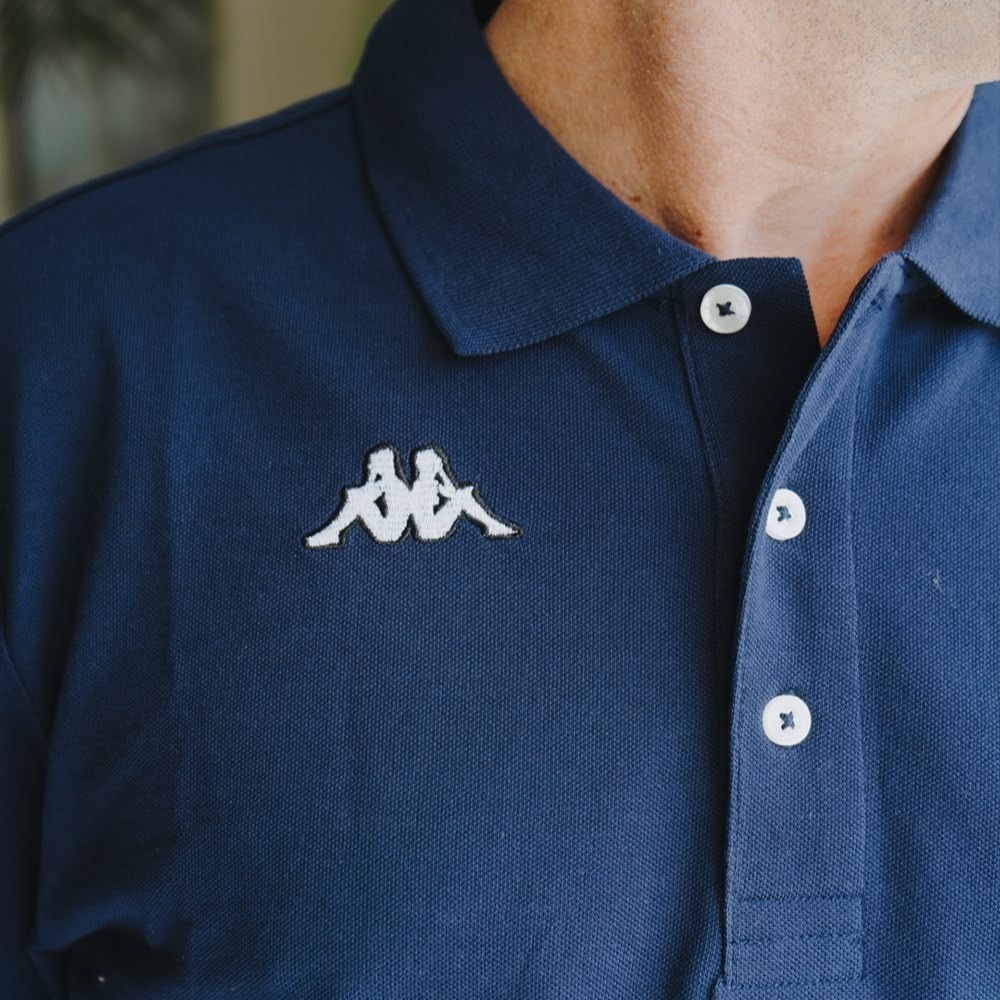 Polo Kappa Marinho Essential Sport Azul-marinho (P ao GG)
