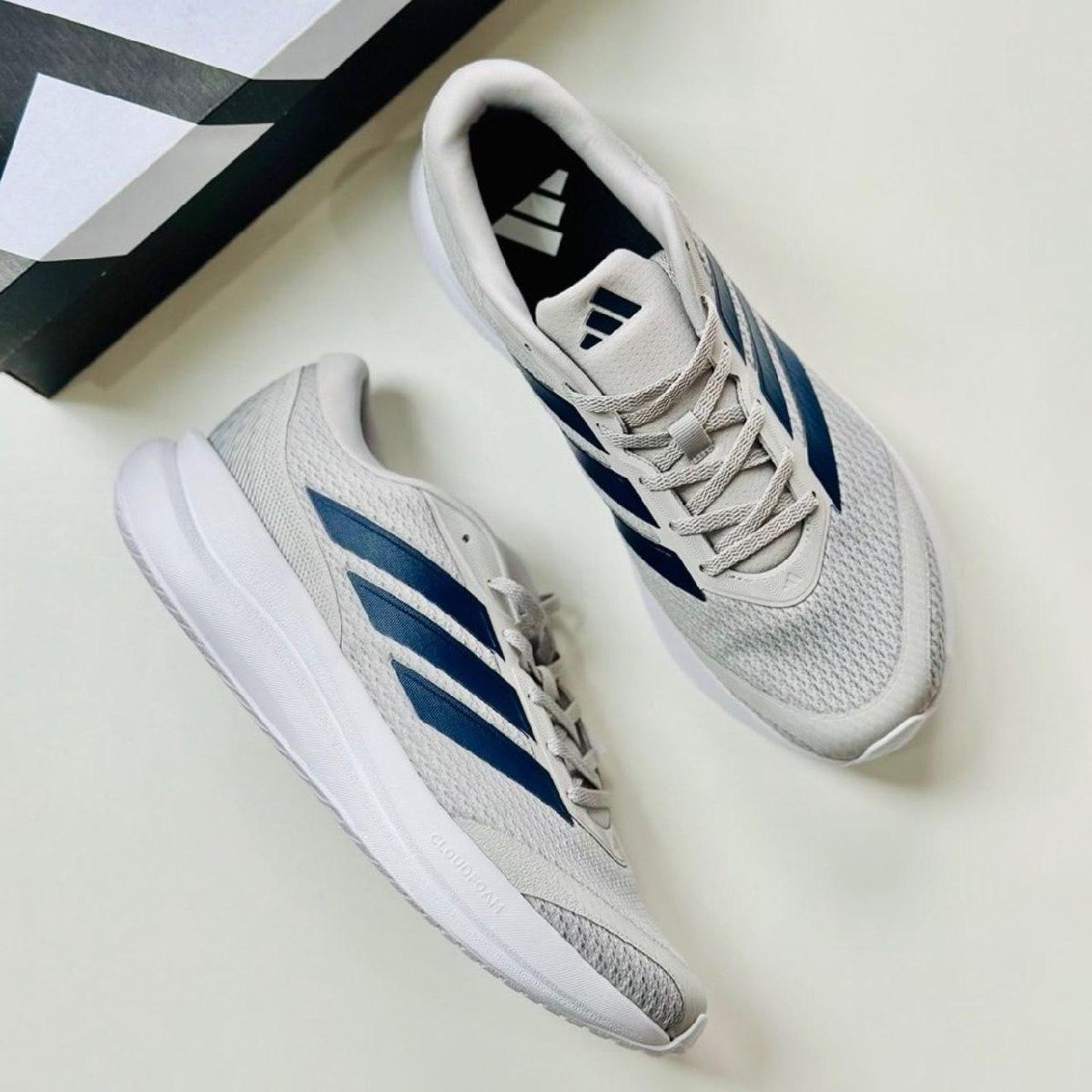 Tênis De Corrida Masculino Runfalcon 6 Cloudfoam adidas Cinza Liso 42 Br