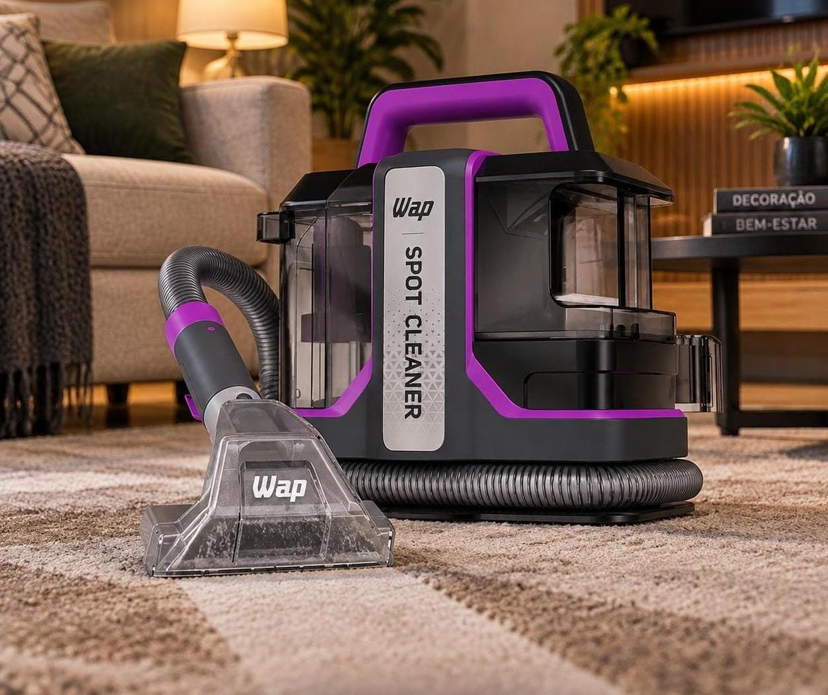Extratora de Sujeira Portátil WAP Spot Cleaner W3 Borrifa Esfrega e Extrai 1450W (110v)