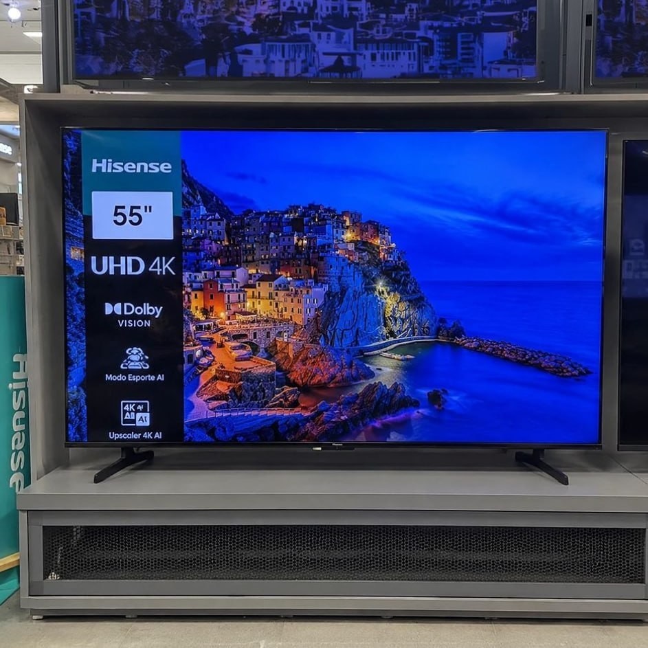 Hisense Smart TV 4K 55 Polegadas 55A6NV