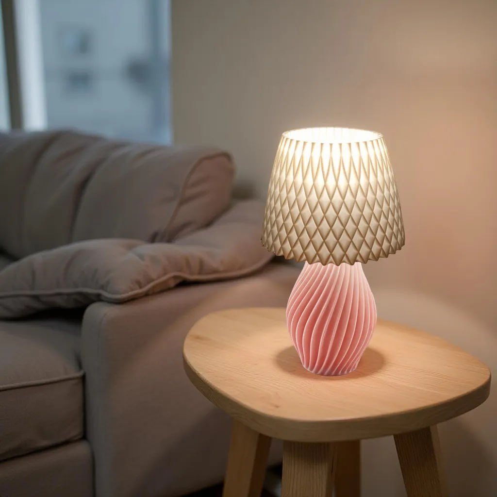 Abajur Luminária De Mesa Sala Quarto Moderno Com Lâmpada