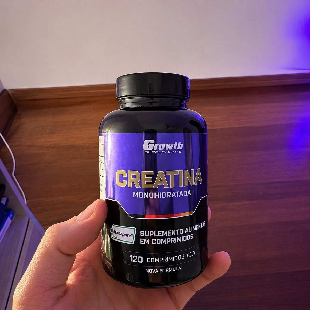 Creatina Creapure® 120 Comprimidos Growth Supplements Neutro