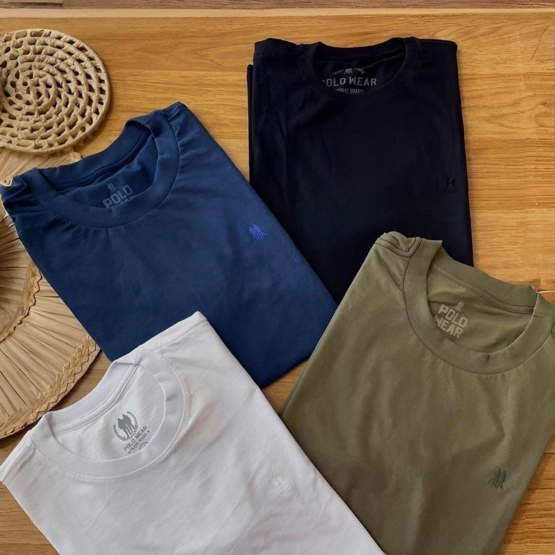 Kit 4 Camisetas Masculinas Polo Wear Sortido