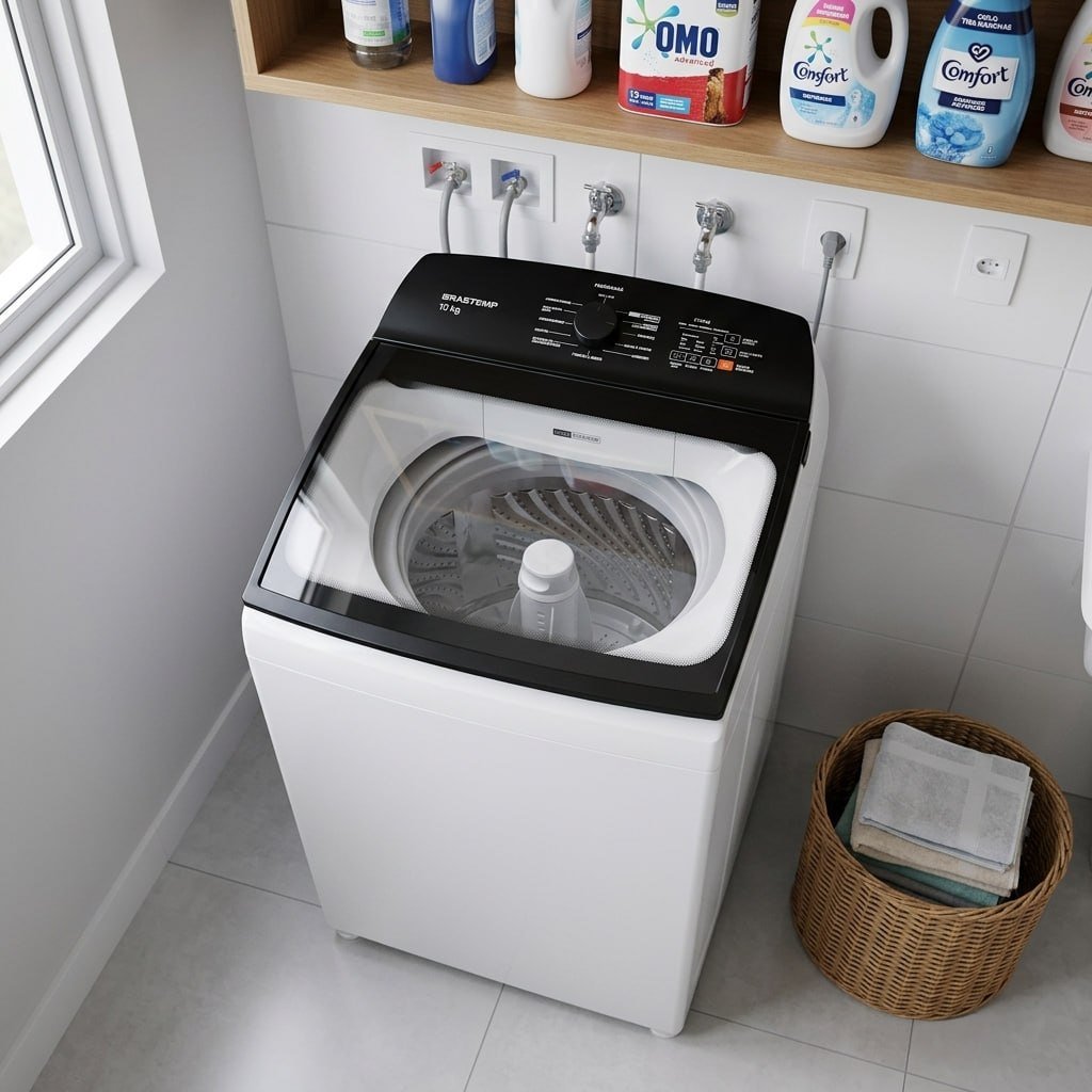 Máquina De Lavar Brastemp 13kg Branca Com Ciclo Tira Manchas Branco