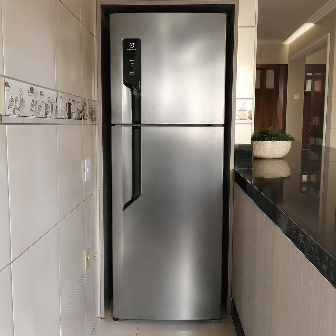 Geladeira Electrolux Frost Free 431l Autosense Inox (tf70s) Cor Inox look