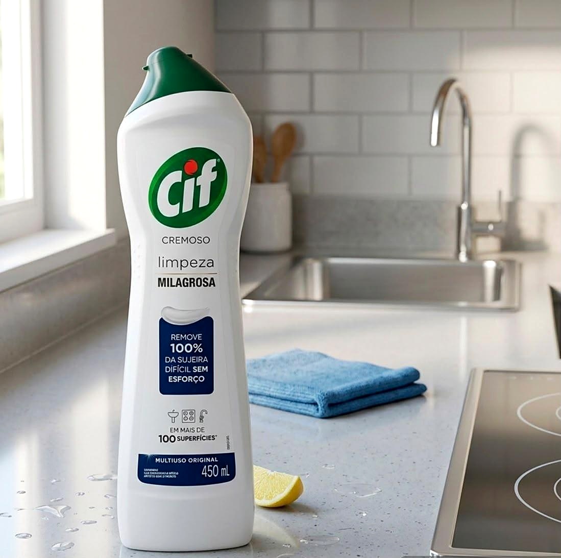 🧴 Cif Cremoso Limpeza Milagrosa 250ml