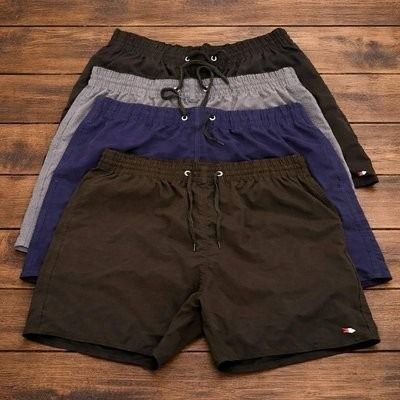 Kit 4 Bermuda Shorts Tactel Sandrini Elastano Academia Praia Sortidos (P ao EG)