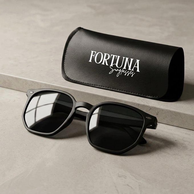Óculos De Sol Hexagonal Uv400 Masculino Premium Original