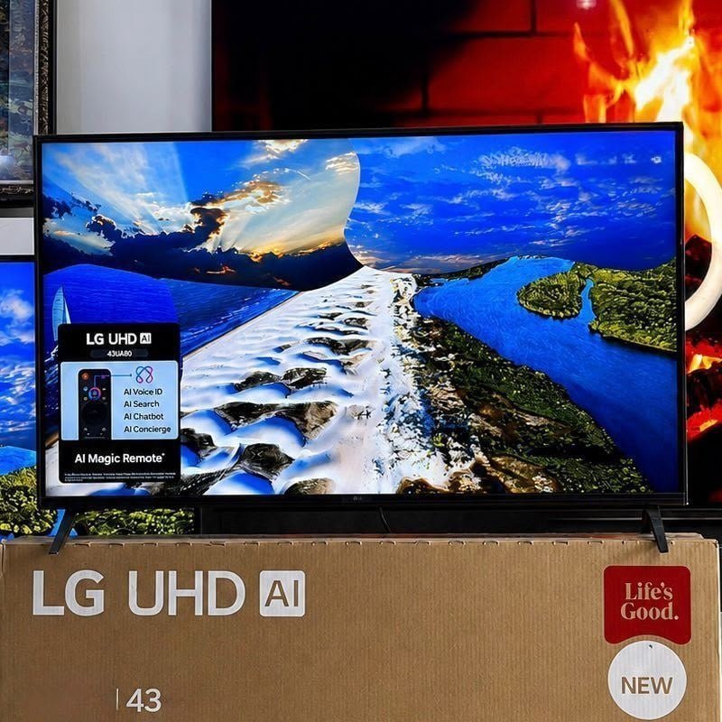 Smart TV LG 43"Full HD, Processador A5 Ger6, AI, Alexa e webOS 23 - 43LR6700PSA