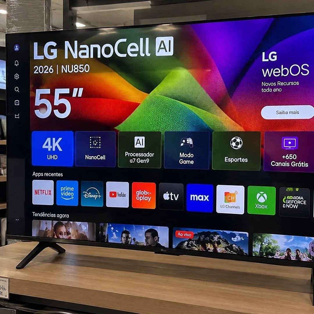 General F28 Smart TV 4K 55" LG NANO UHD AI NU850 2026