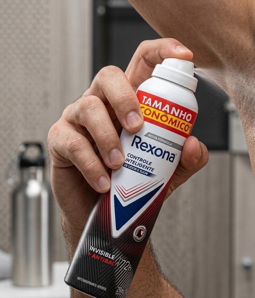 Rexona Antitranspirante Feminino Aerossol Antibacterial e Invisible 250 ML