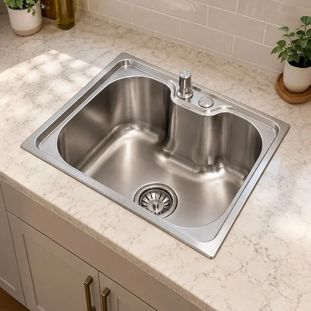 Cuba Gourmet para Cozinha Aço Inox 201 50x40cm Nawa Prata - Pingoo.casa