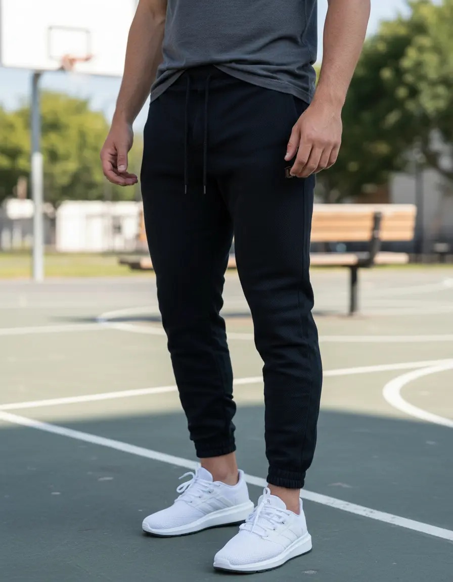 Calça Moletom Masculino Slim Jogger Algodão Premium Conforto
