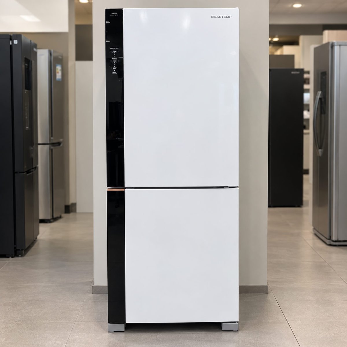Smart Brastemp Frost Free Inverse 500L Branca - BRE66AB Bivolt