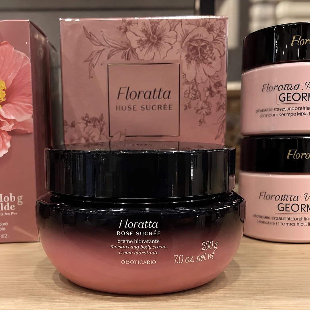 Creme Hidratante Floratta Rose Sucrée 200g O Boticário Floral