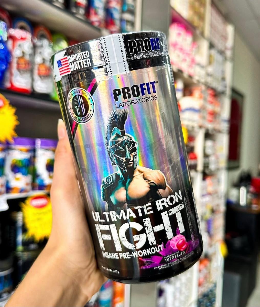 Pré Treino Sabor Açaí com Guaraná 270g Profit Labs Sem Glúten