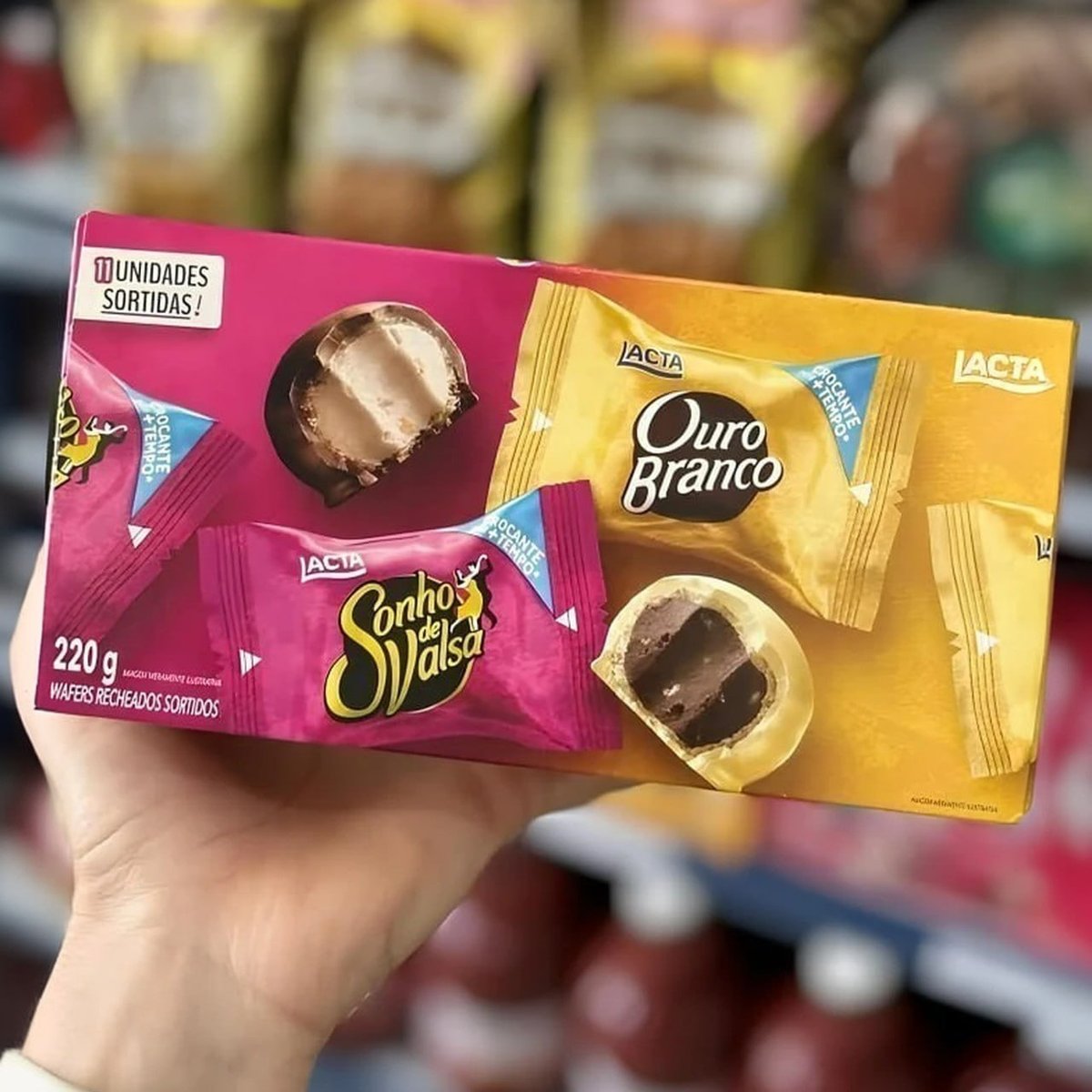 Caixa Sonho de Valsa e Ouro Branco Sortidos 220g
