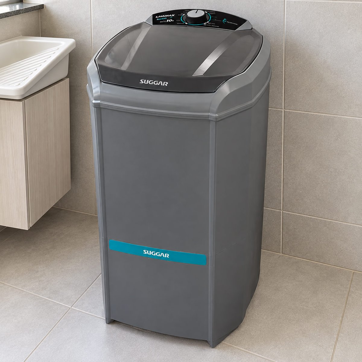 Tanquinho De Lavar Roupas Suggar 10kg Lavamax Eco Le1021pr
