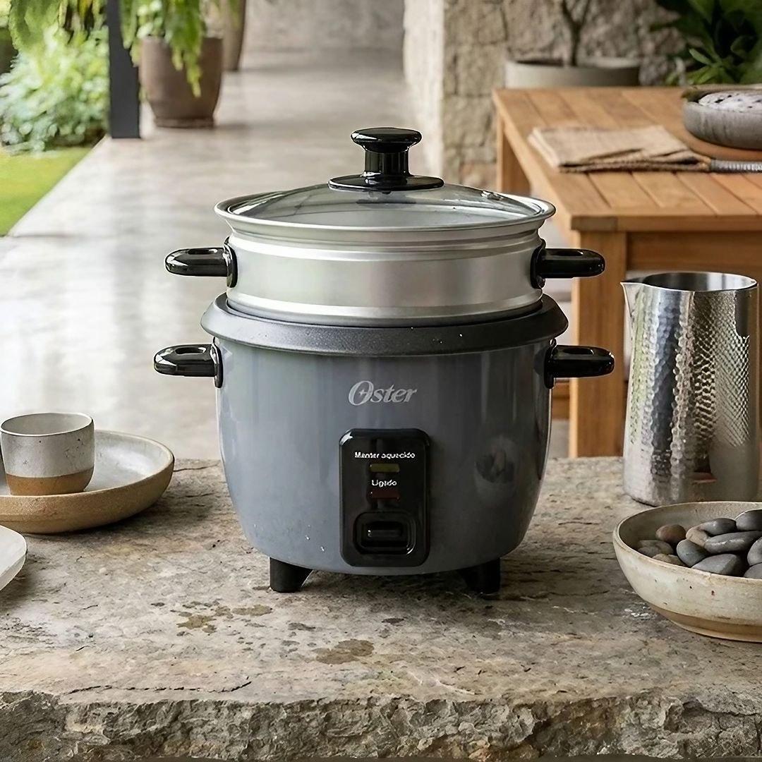 Panela Elétrica De Arroz Oster Grafite Pan306 Cinza-escuro 127V