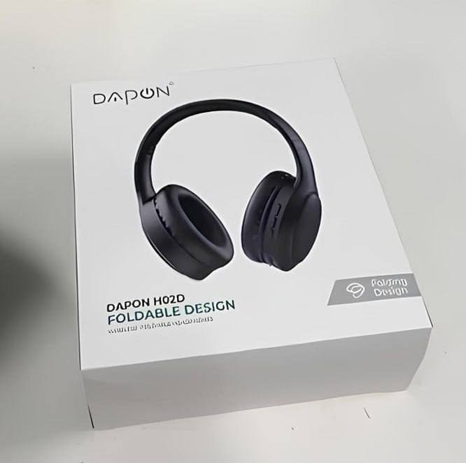 Fone De Ouvido Headphone Dapon H02d Bluetooth 5.1 Over-ear 22 Horas