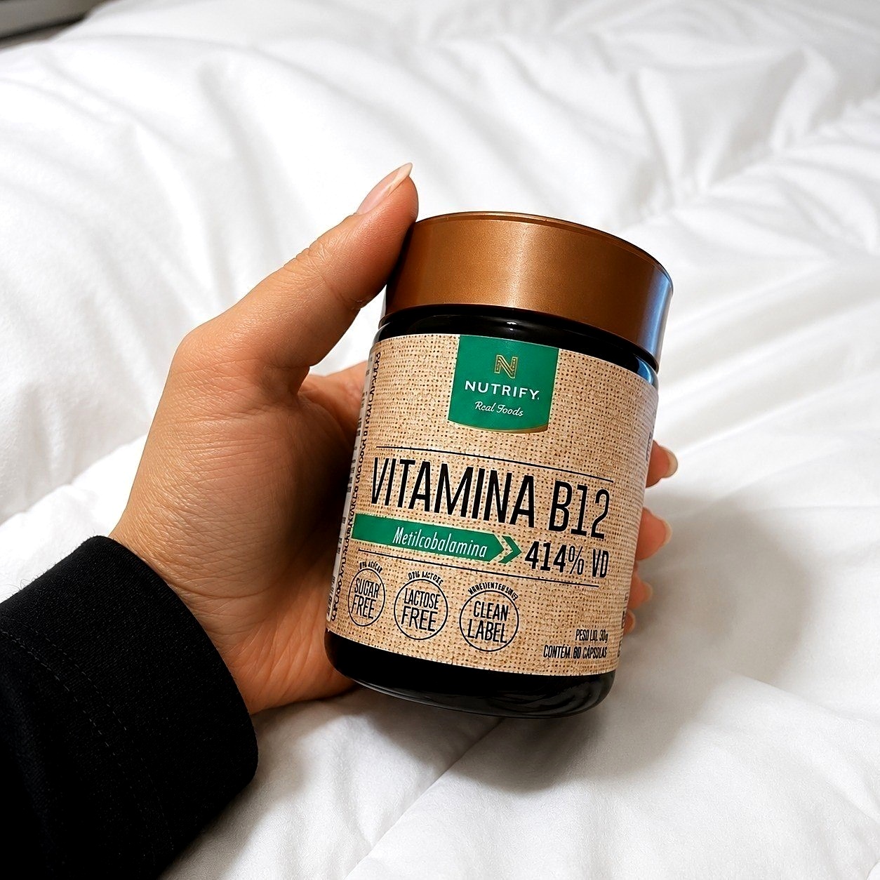 💊 Vitamina B12 60 Cápsulas Nutrify